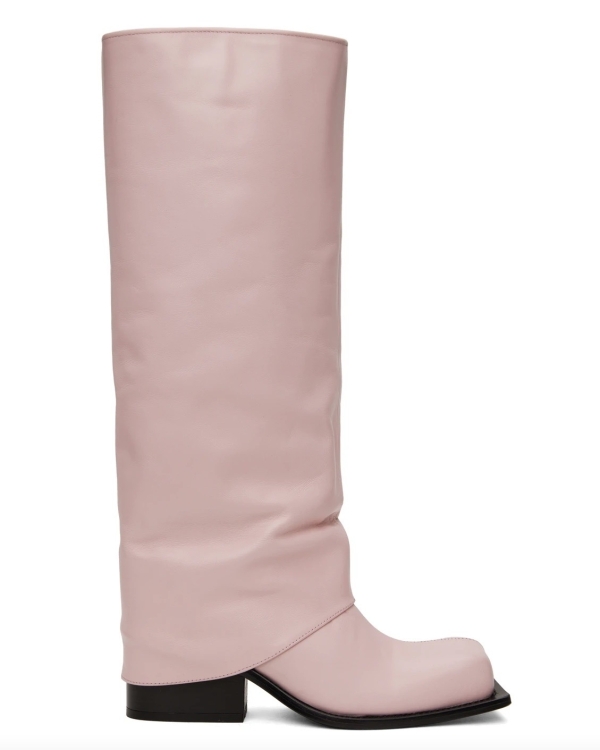 Байкерские сапоги в духе Miu Miu —