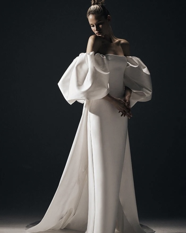 Сила кейпа или как сделать образ невесты