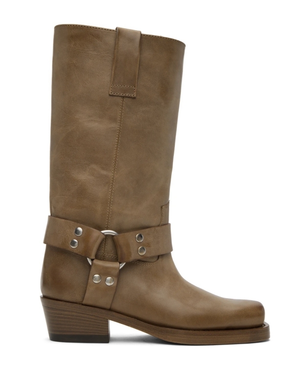 Байкерские сапоги в духе Miu Miu —