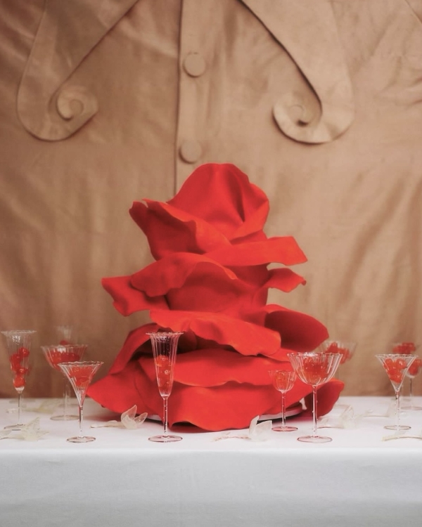 Мандарины, икра и очень много красного: вдохновение