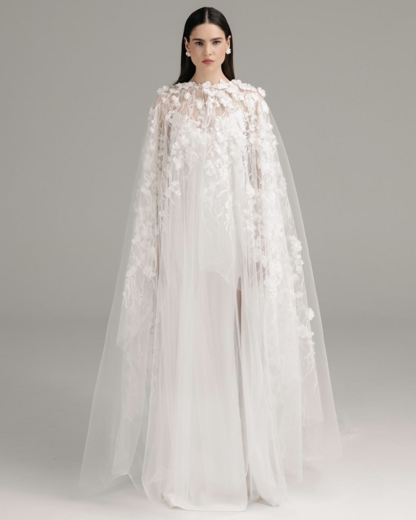 Сила кейпа или как сделать образ невесты