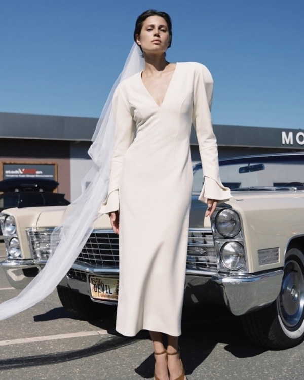 Миди-платья для невест, которые никогда не выйдут