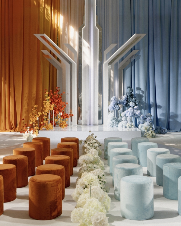 Как лед и пламя: свадьба Bonweddings, вдохновленная