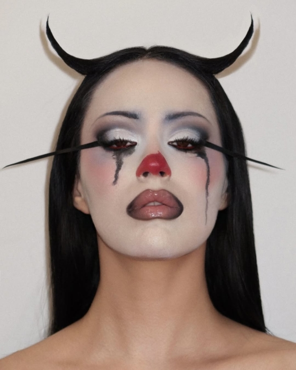 Страшно красивый макияж на Хэллоуин-2025