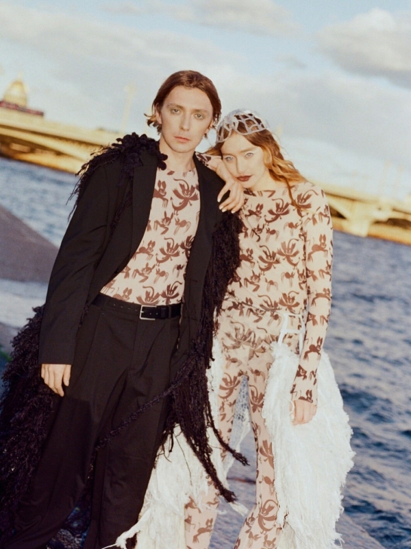 Смотрим свадебную fashion-съемку Марии Миногаровой и Александра