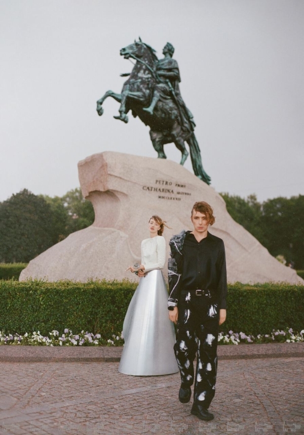 Смотрим свадебную fashion-съемку Марии Миногаровой и Александра