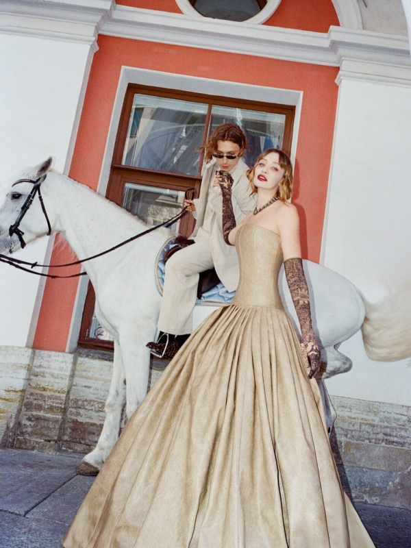 Смотрим свадебную fashion-съемку Марии Миногаровой и Александра