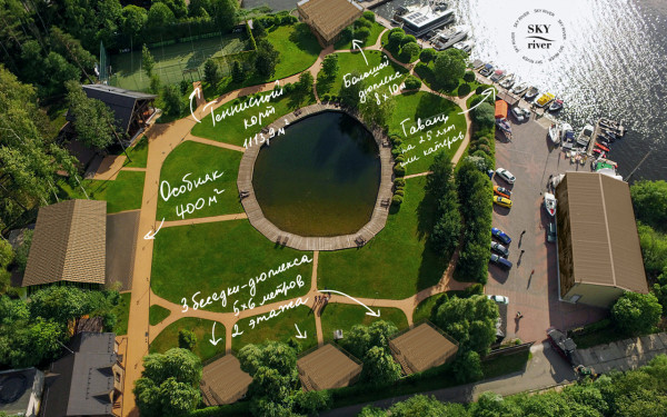 Площадки Skyriver Yacht & Country club