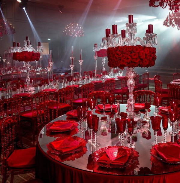 Свадьба Давида и Этери в оттенках бордо