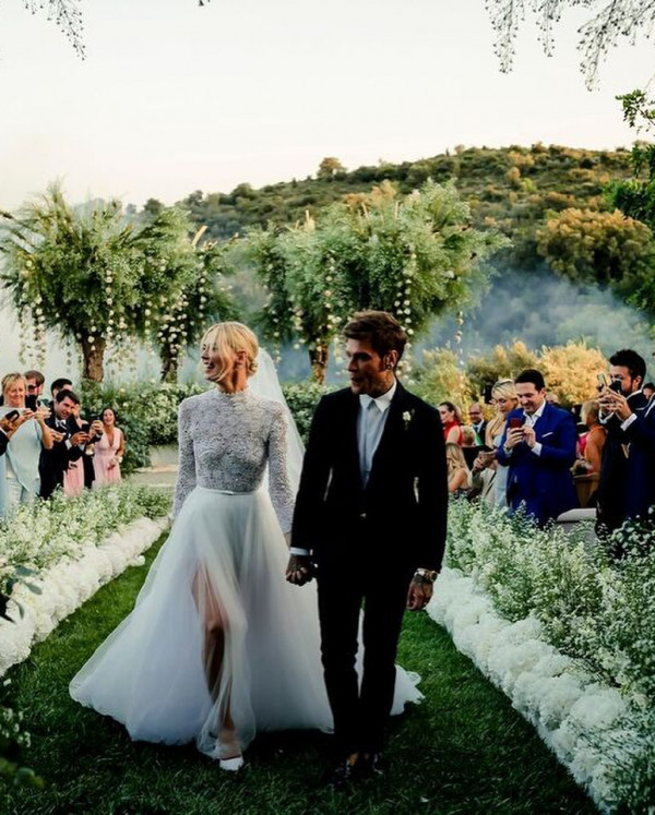 По мотивам королевского торжества: свадьба Кьяры Ферраньи