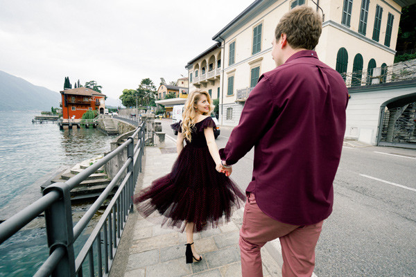 Солнечный Белладжо: прогулка Димы и Лизы