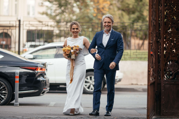 Осенняя свадьба Анны и Расима в ресторане