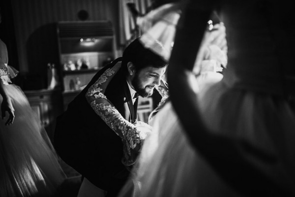 Красно-золотая свадьба Юлии и Дениса в отеле