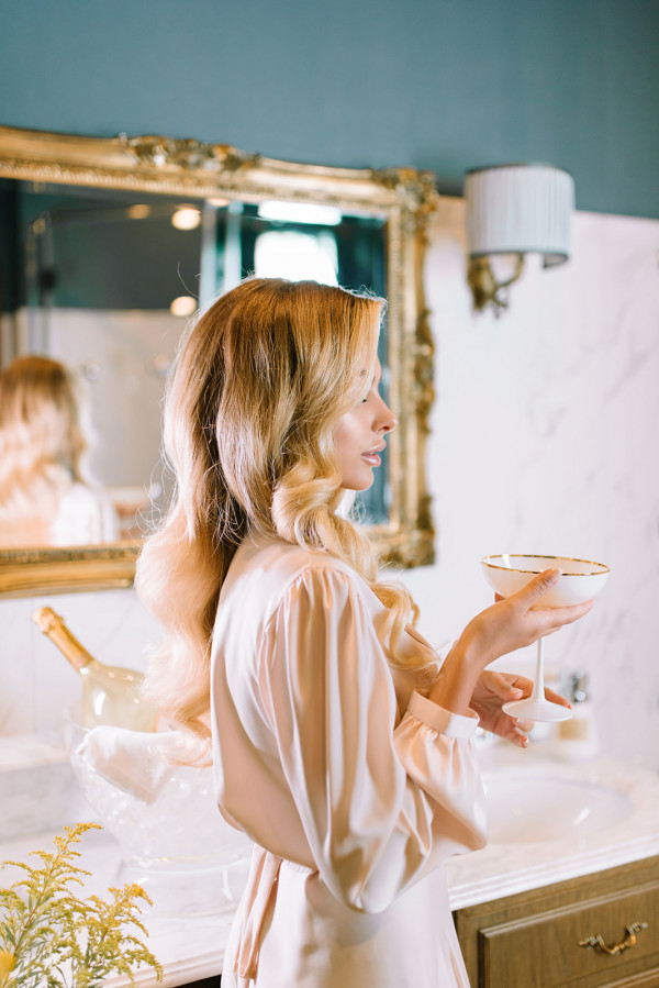 Утро невесты: пример фотосессии в итальянском стиле