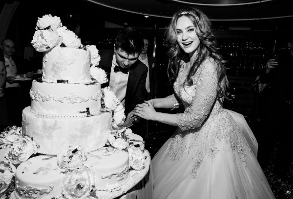 Свадьба на яхте флотилии Radisson Royal Moscow