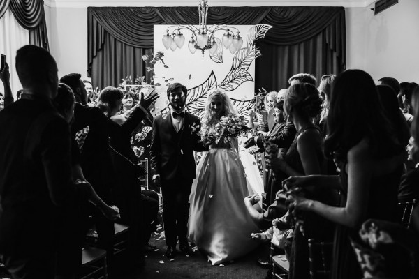 Красно-золотая свадьба Юлии и Дениса в отеле