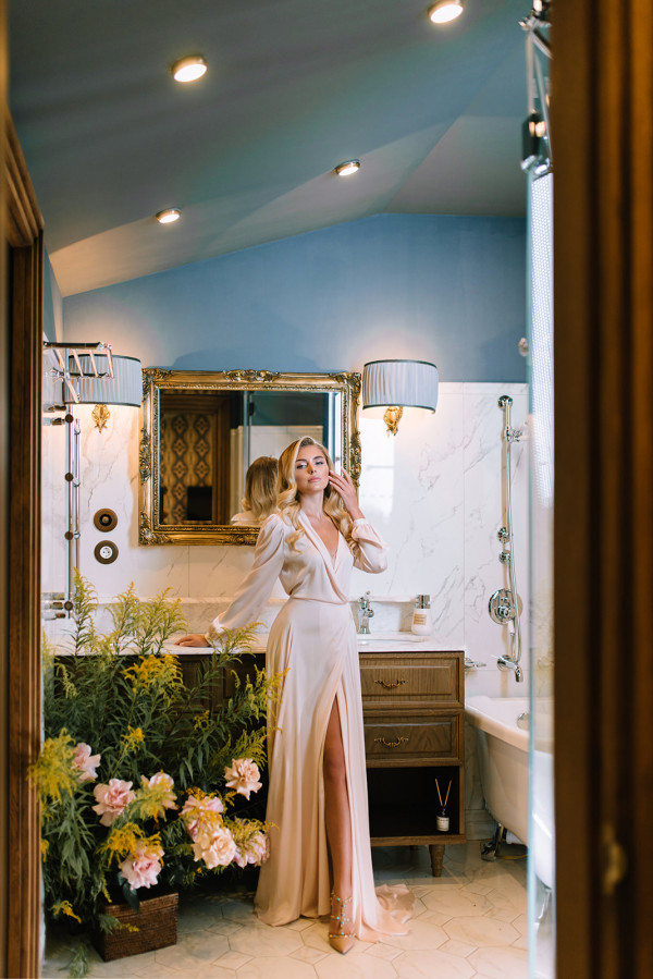 Утро невесты: пример фотосессии в итальянском стиле