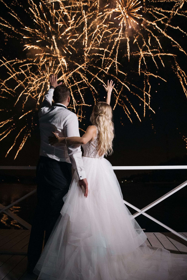 Классическая свадьба Ольги и Николая в нежно-розовых