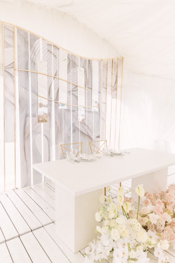 Классическая свадьба Ольги и Николая в нежно-розовых