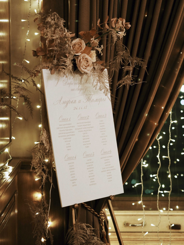 Уютная свадьба Тамары и Андрея в отеле