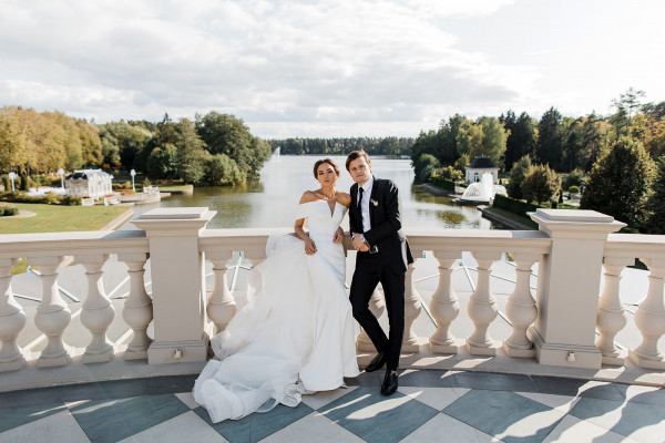 Свадьба Елизаветы и Германа в загородном поселке