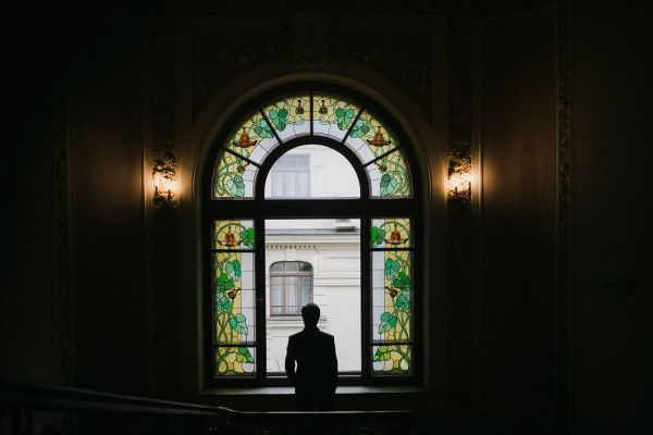 Красно-золотая свадьба Юлии и Дениса в отеле