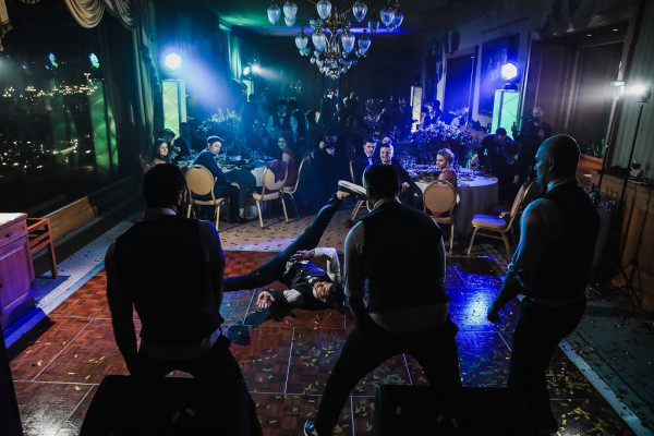 Красно-золотая свадьба Юлии и Дениса в отеле