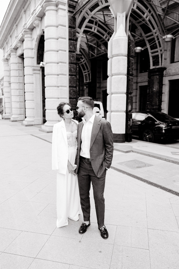 Летняя свадьба в центре Москвы