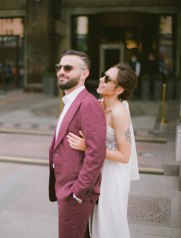 Летняя свадьба в центре Москвы