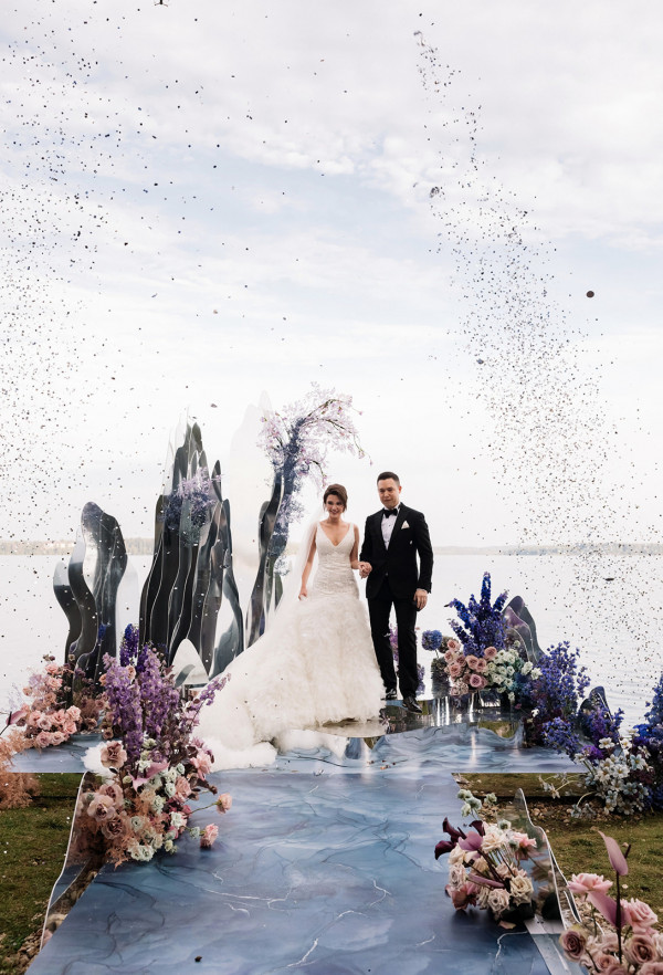 «Стихия любви» — эффектная свадьба в темных