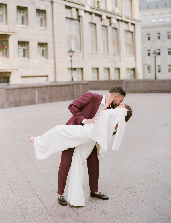 Летняя свадьба в центре Москвы