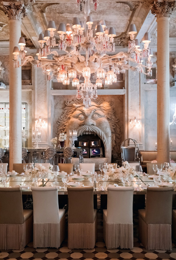 Стильный свадебный ужин в ресторане Cristal Room