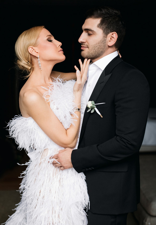 Стильный свадебный ужин в ресторане Cristal Room