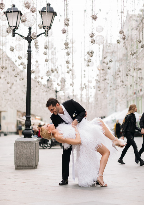 Стильный свадебный ужин в ресторане Cristal Room