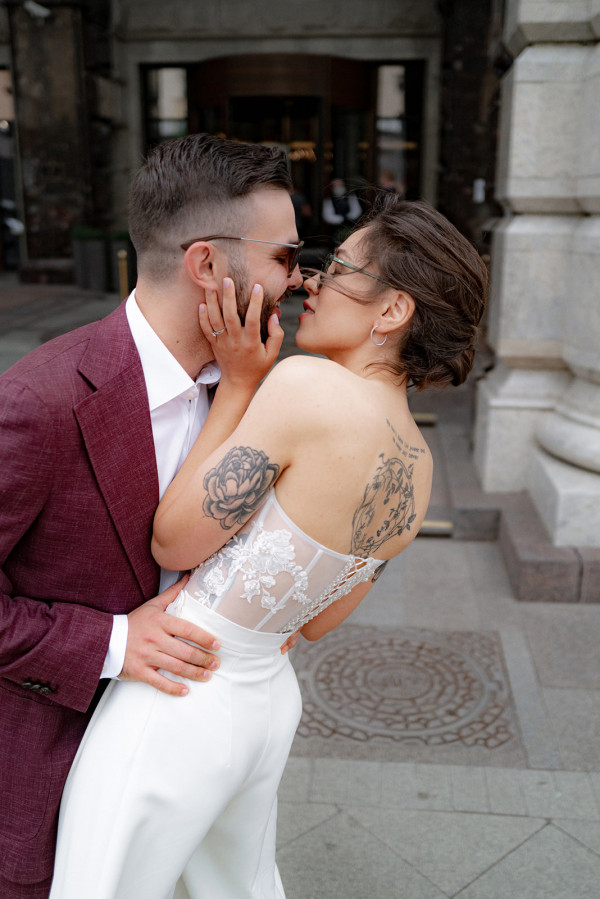 Летняя свадьба в центре Москвы