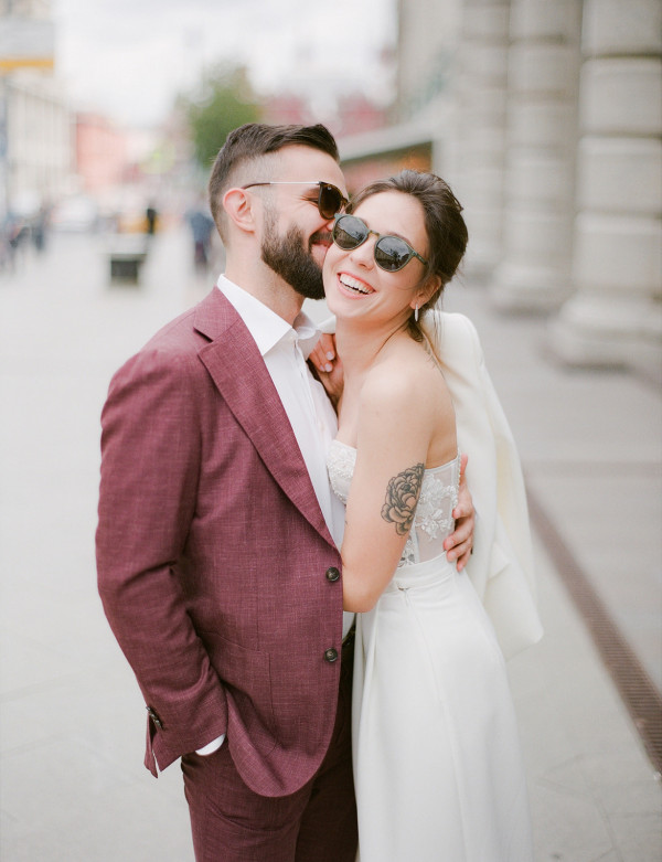 Летняя свадьба в центре Москвы