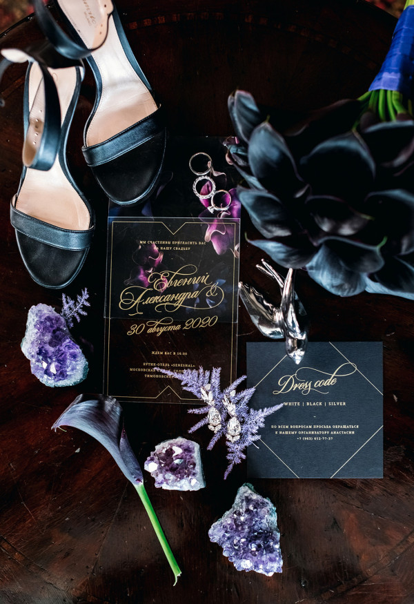 «Стихия любви» — эффектная свадьба в темных