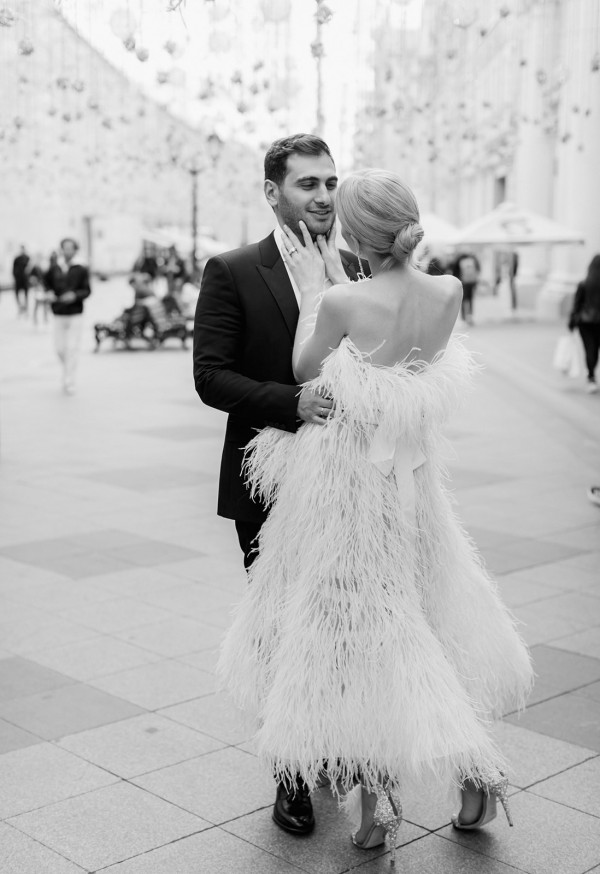 Стильный свадебный ужин в ресторане Cristal Room