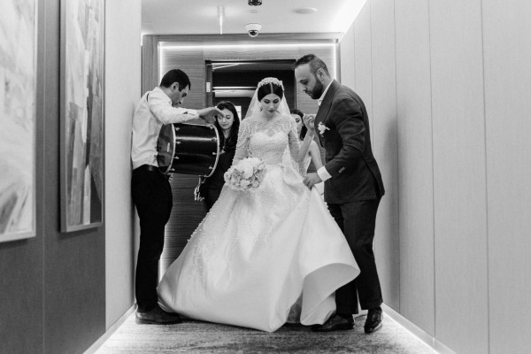 Невеста Диана в платье Valdrin Sahiti и