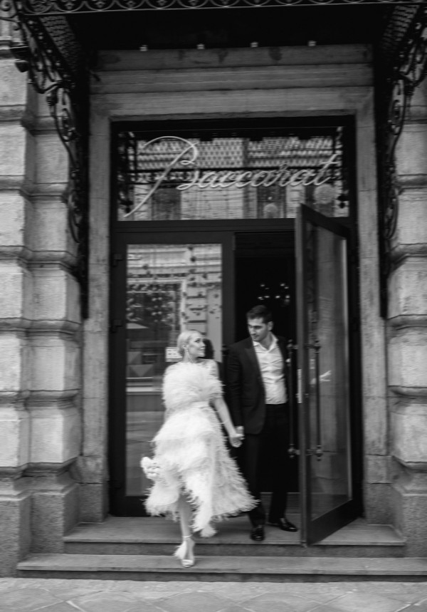 Стильный свадебный ужин в ресторане Cristal Room