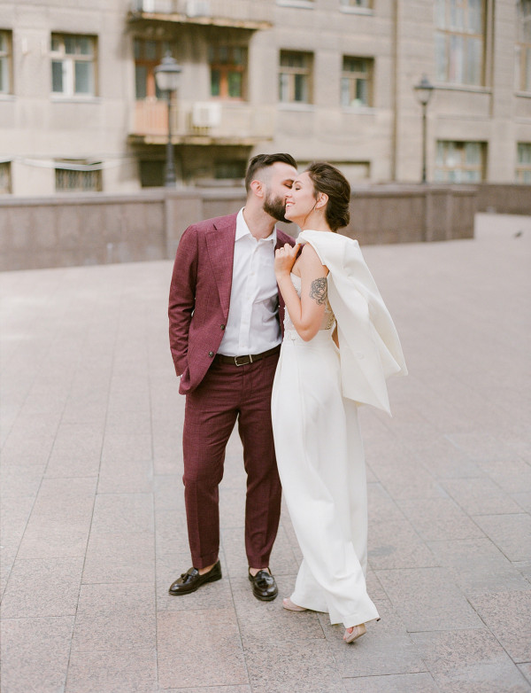 Летняя свадьба в центре Москвы