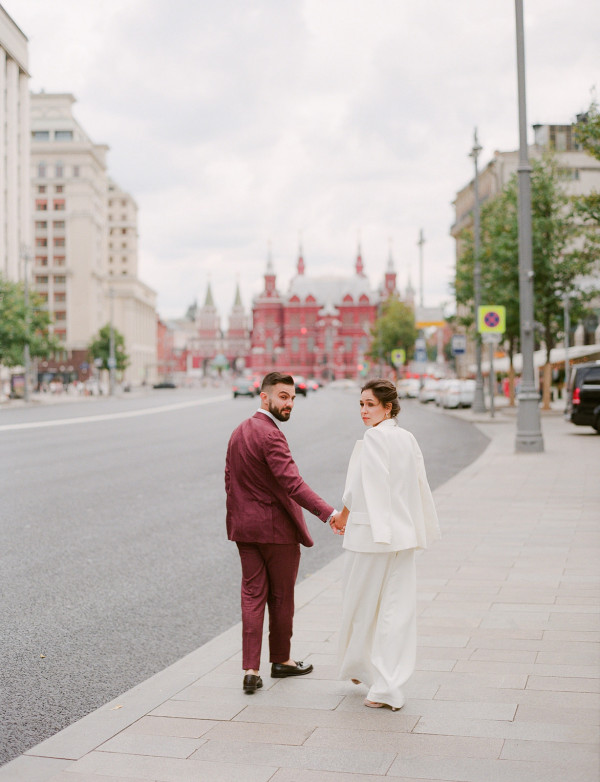 Летняя свадьба в центре Москвы