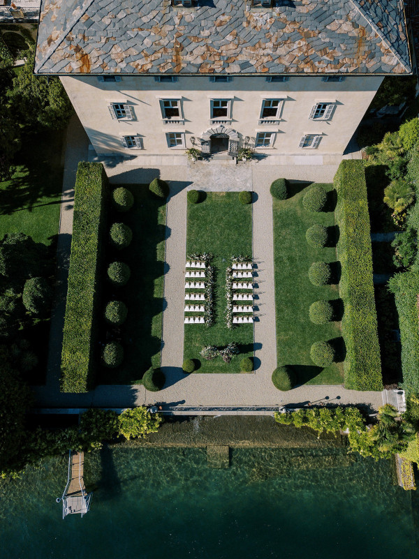 Свадьба на вилле Balbiano от агентства Happy