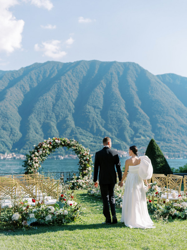 Свадьба на вилле Balbiano от агентства Happy