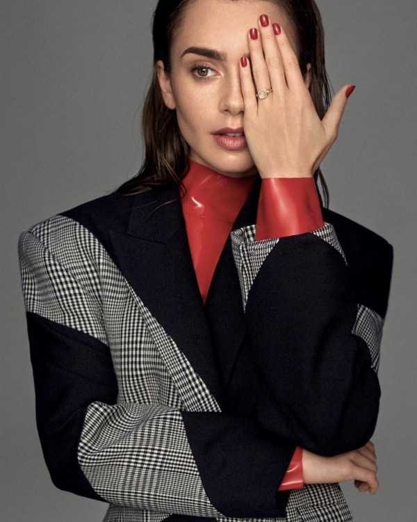 Лили Коллинз вышла замуж