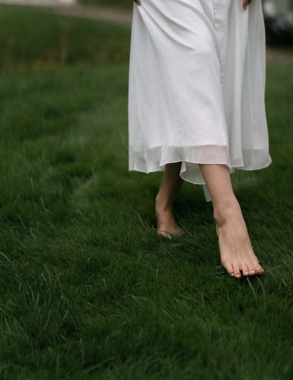 Лаконичная свадьба на поле для гольфа