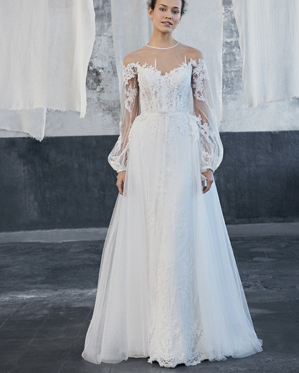 12 кружевных свадебных платьев, которые можно найти