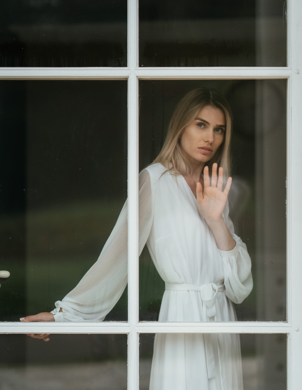 Лаконичная свадьба на поле для гольфа