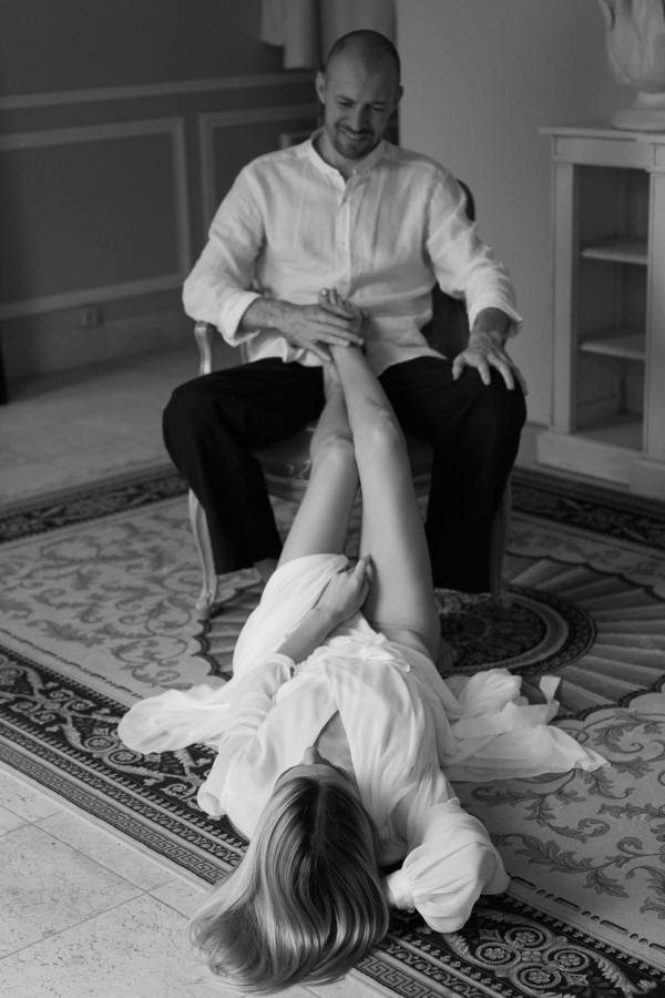 Лаконичная свадьба на поле для гольфа