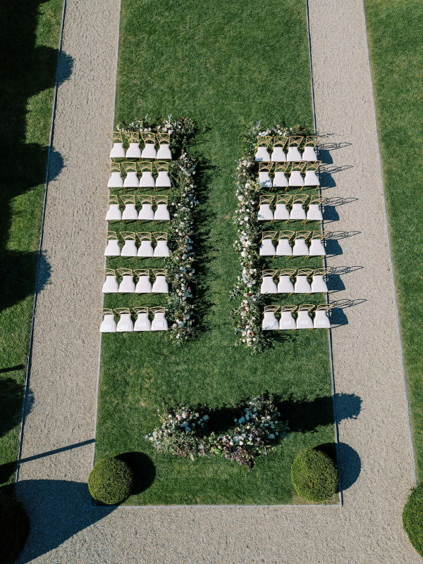 Свадьба на вилле Balbiano от агентства Happy